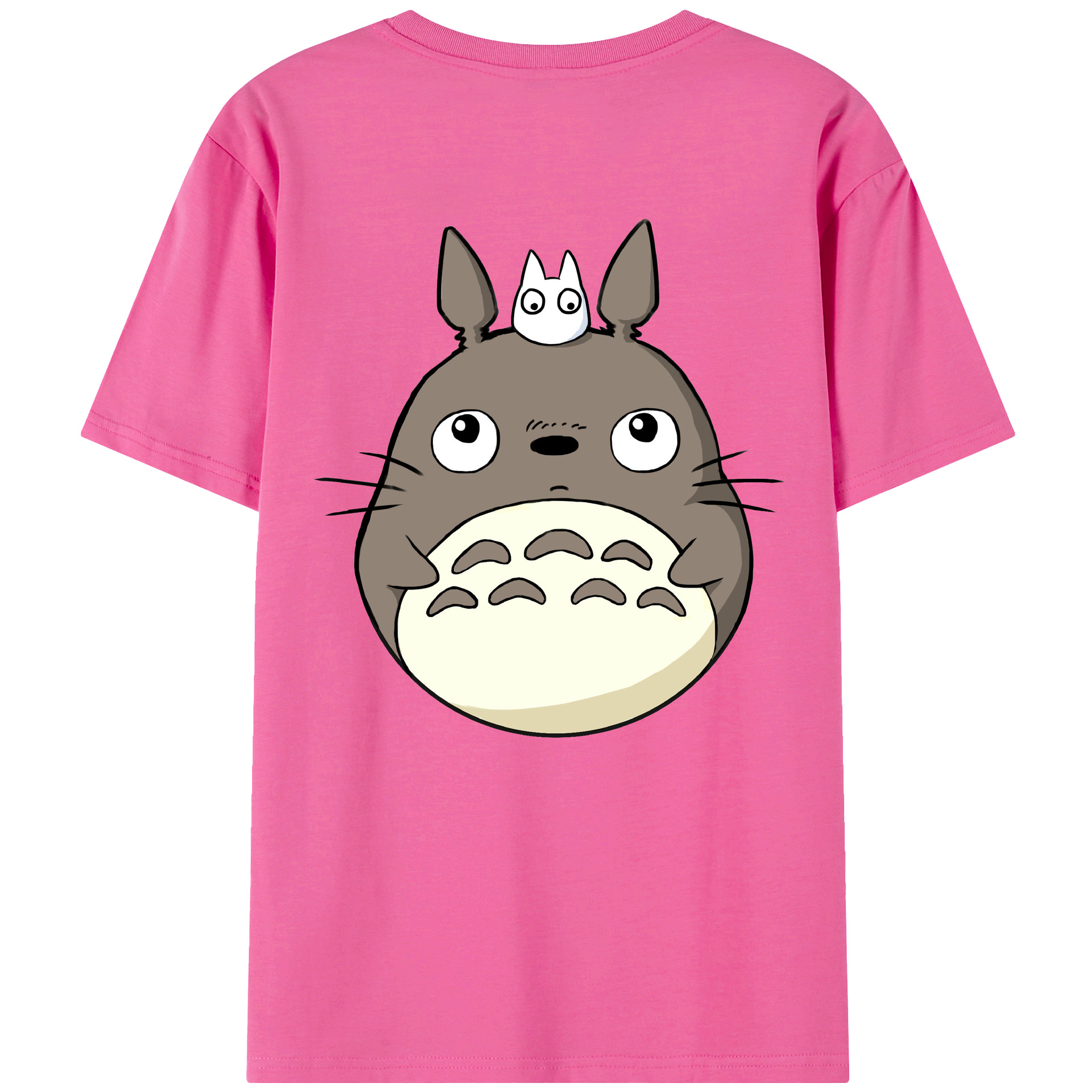 （画像用） となりのトトロ 草壁メイ 草壁サツキ My Neighbor Totoro Satsuki Kusakabe Mei Kusakabe レディース半袖Tシャツ(バックプリント)